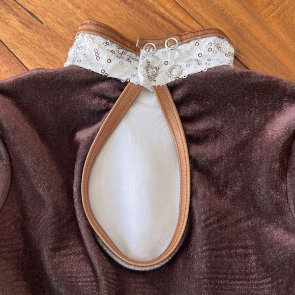 WEISSMAN Run Rudolph Run Dance Ice Skating Costume Size SC Small 6/7 - Picture 6 of 14